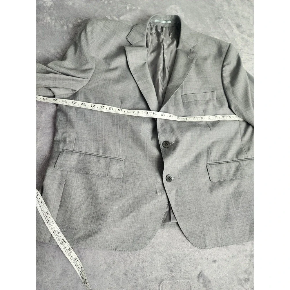 Knot Standard Super Nordstrom Gray Grey Men's Blazer Sports Coat Jacket 50R